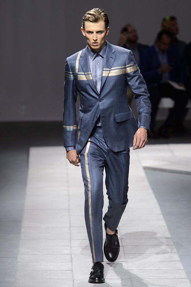 Brioni Spring/Summer 2016 - the geometry in the suit, out of the frame