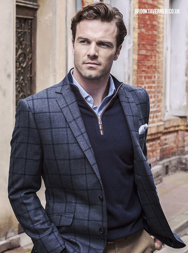 English tailor-made suits by Brook Taverner