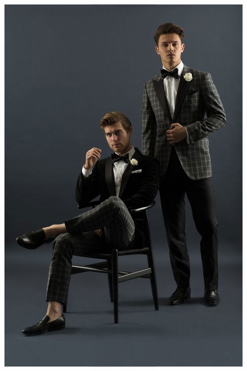 Individually tailored suits by Carl Nave