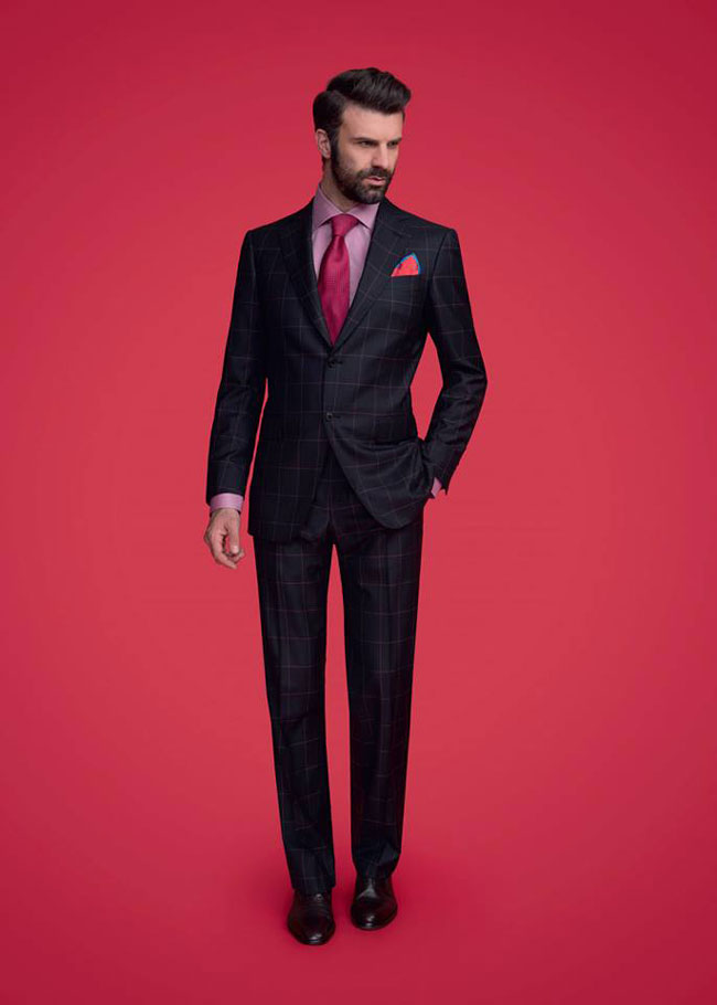 Italian tailor-made suits by Castello d'Oro