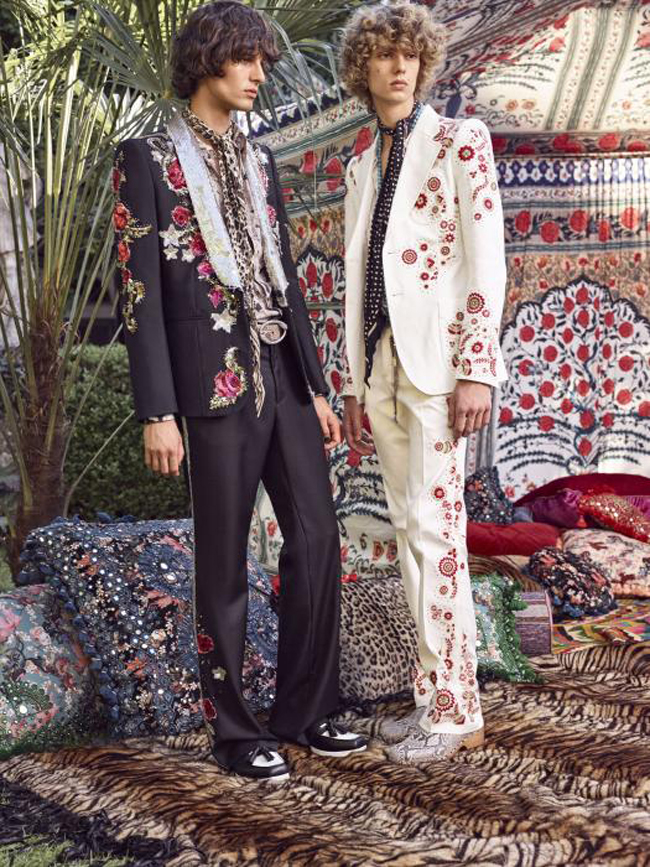 Roberto Cavalli Spring/Summer 2017 collection - boho style