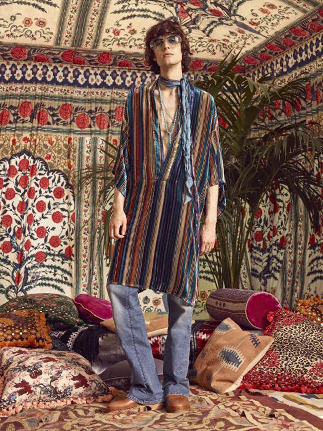 Roberto Cavalli Spring/Summer 2017 collection - boho style