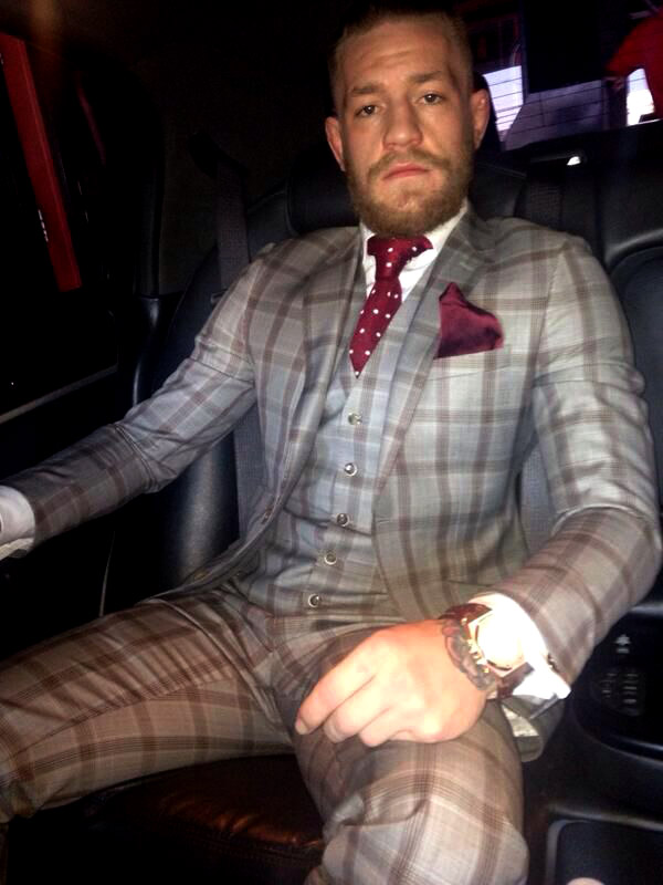 Conor mcgregor double breasted on sale suit