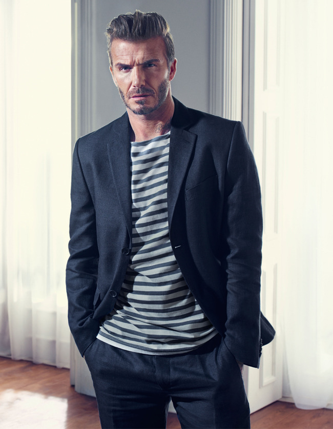 David Beckham in the new Modern Essentials campaign for H&M