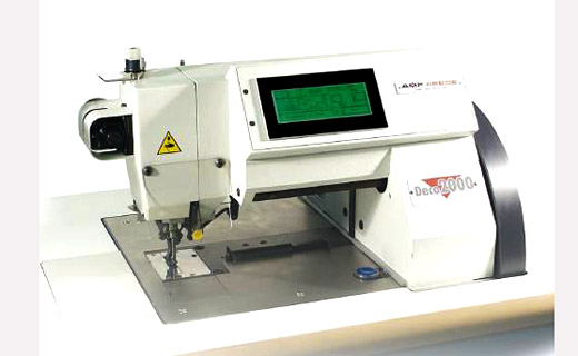 DECO 2000 - an electronically controlled decorative hand stitching machine