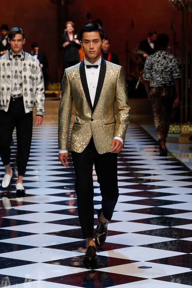 dolce and gabbana mens suit