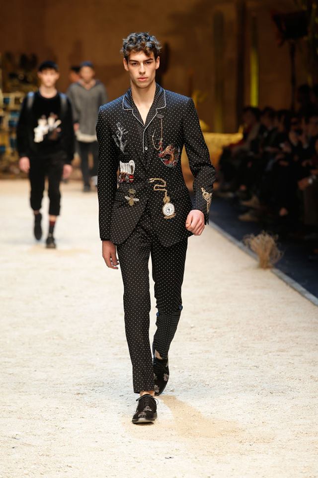 dolce and gabbana mens suit