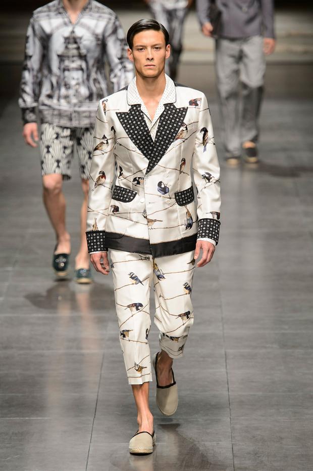 Louis Vuitton SS2016 Birds of Paradise Silk Pajama Shirt