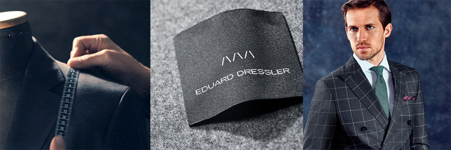 German made-to-measure suits by Eduard Dressler