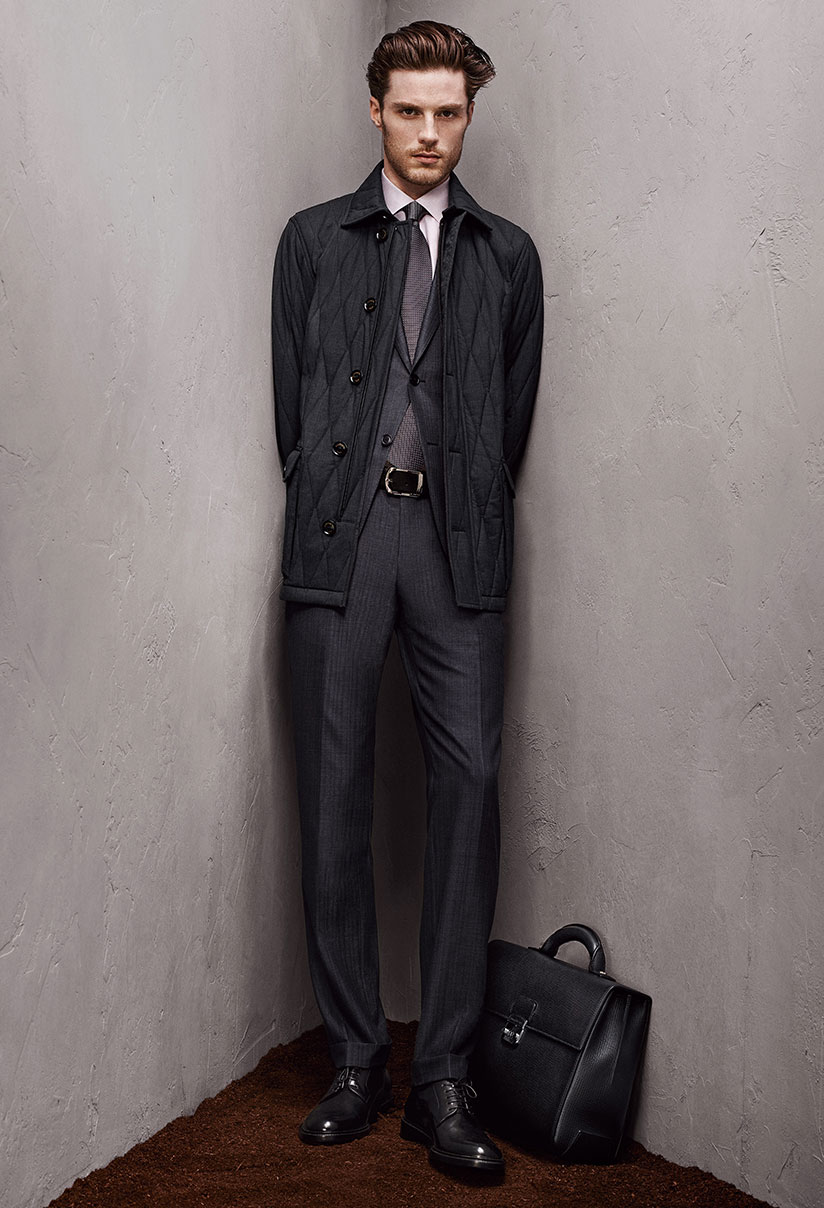 Menswear and accessories for Fall-Winter 2015/2016 by Ermenegildo Zegna