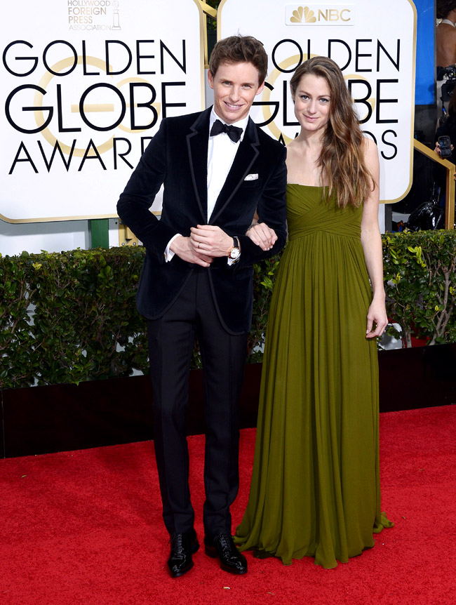 Eddie Eddie Redmayne chose not to wear black