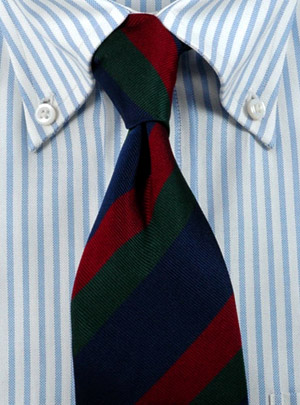 English neckties and faux pas