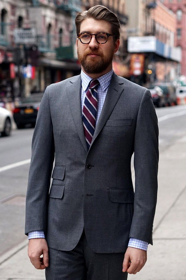 Made-to-order suits and sport coats by Epaulet New York