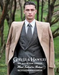 The perfectly fitting handmade Gieves & Hawkes men's suit
