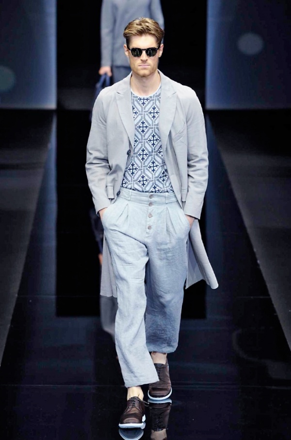 Milano Moda Uomo: Giorgio Armani Spring-Summer 2017 men's collection 