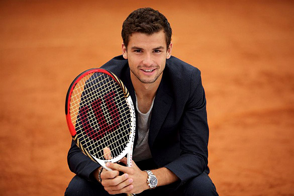 World famous tennis player Grigor Dimitrov is the current leader in Most Stylish Men April 2016 - Category Sport