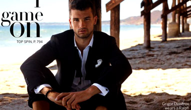 Grigor Dimitrov is the winner in Most Stylish Men April 2016 - Category Sport