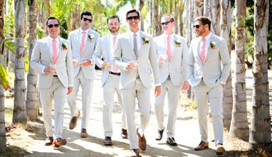 Custom suits for the modern groom from California
