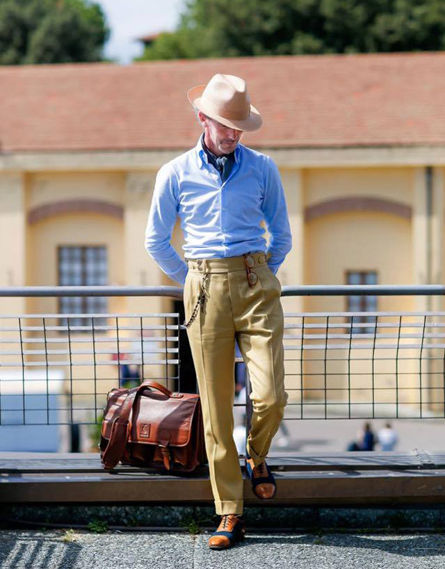 Guillaume Bo - One of the most photographed men at Pitti Uomo