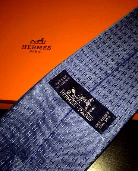 Men's suit accessories: Hermes necktie