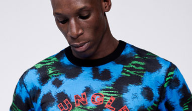 Menswear looks from the collaboration of H&M and KENZO