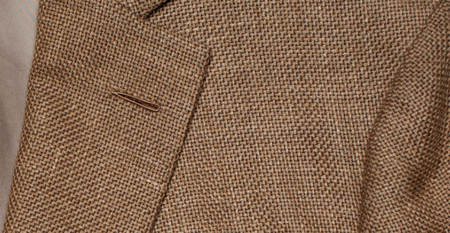 Spring/Summer Menswear - a Hopsack fabric