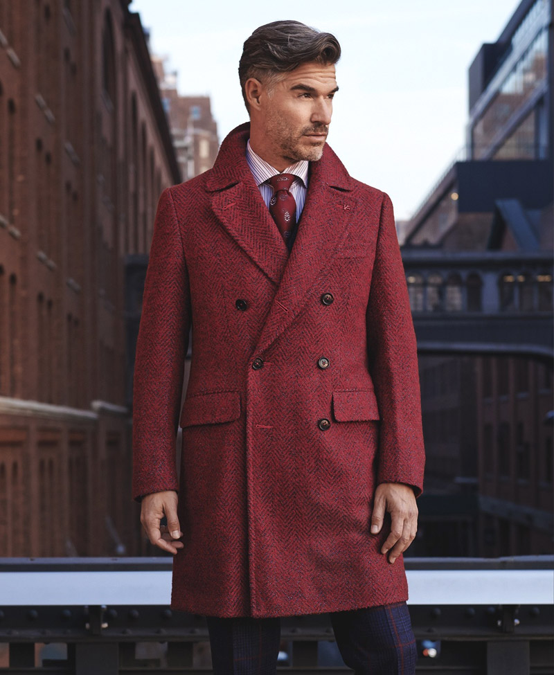 Coral Herringbone - ISAIA Napoli Fall-Winter 2016/2017 collection