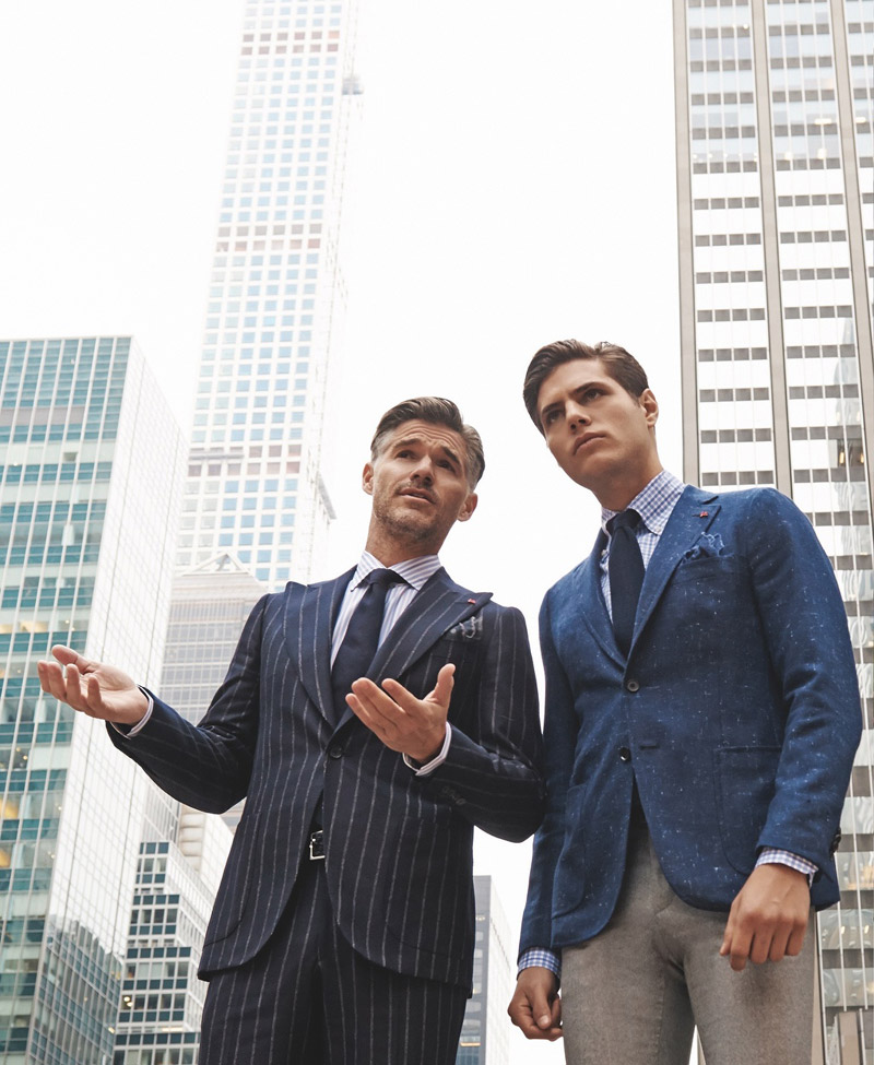 Isaia store napoli suit