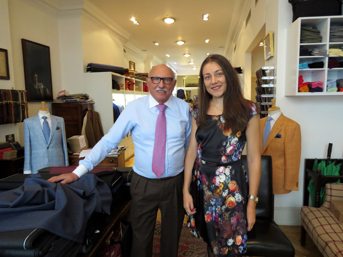How to order a Savile Row suit. Interview with Brian Lishak from Richard Anderson