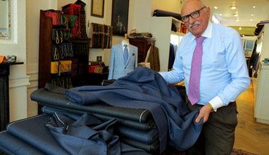 How to order a Savile Row suit. Interview with Brian Lishak from Richard Anderson