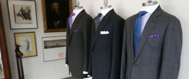 Bespoke suits by Jonathan Behr