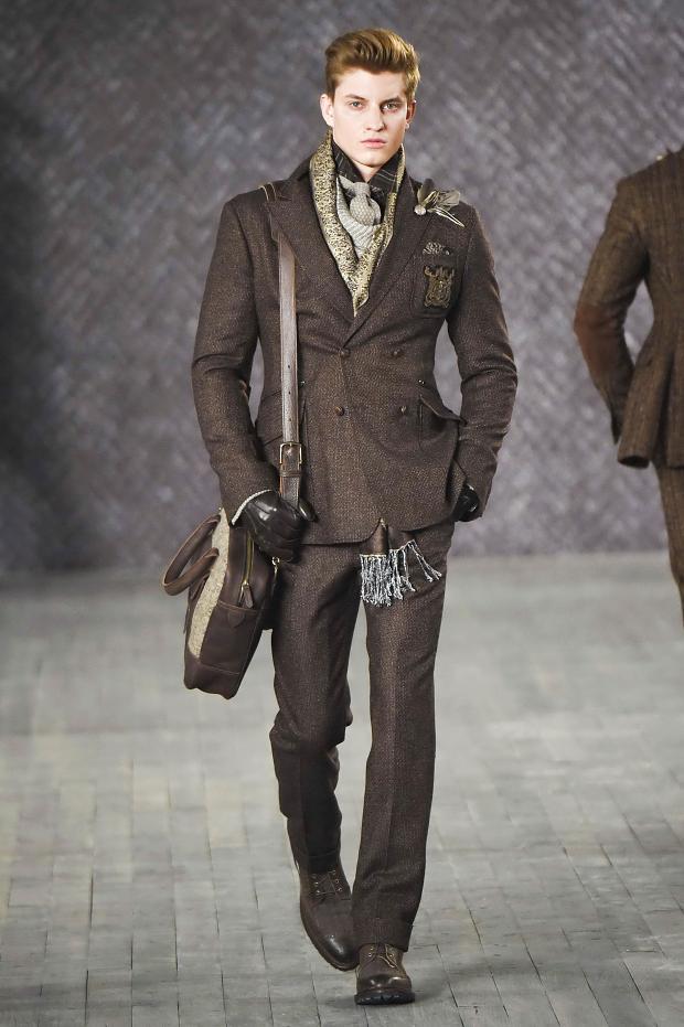 Joseph Abboud Autumn/Winter 2016 - the suit from tweed