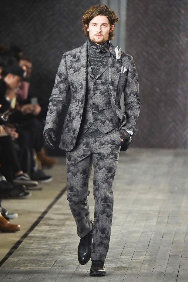 Joseph Abboud Autumn/Winter 2016 - the suit from tweed