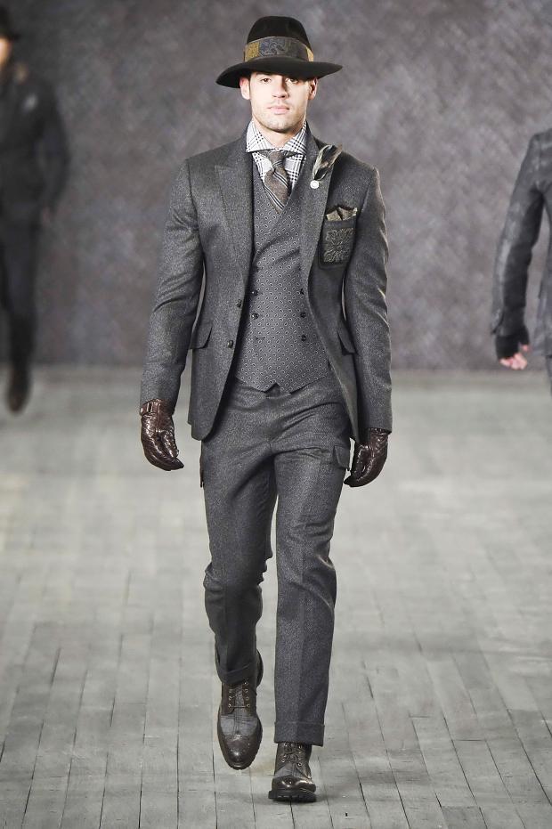 Joseph Abboud Autumn/Winter 2016 - the suit from tweed