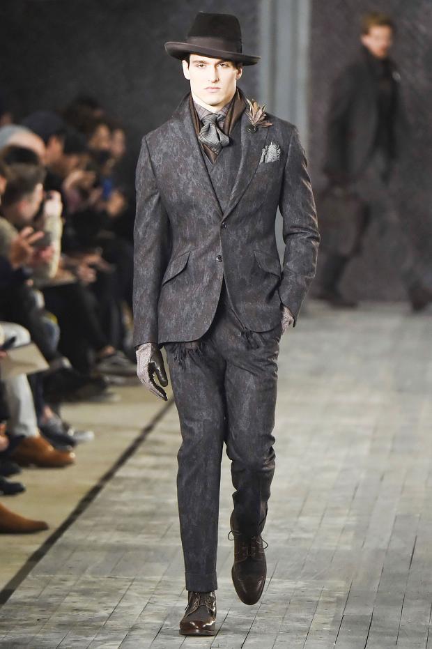 Joseph Abboud Autumn/Winter 2016 - the suit from tweed