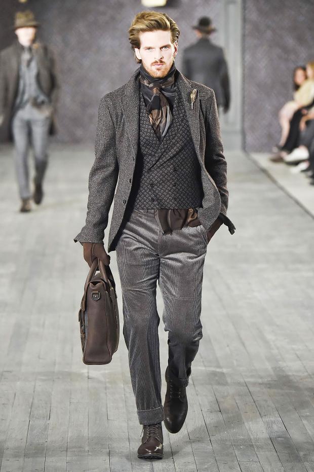 Joseph Abboud Autumn/Winter 2016 - the suit from tweed