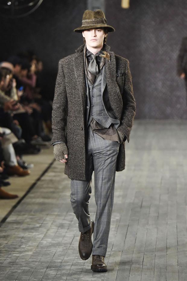 Joseph Abboud Autumn/Winter 2016 - the suit from tweed