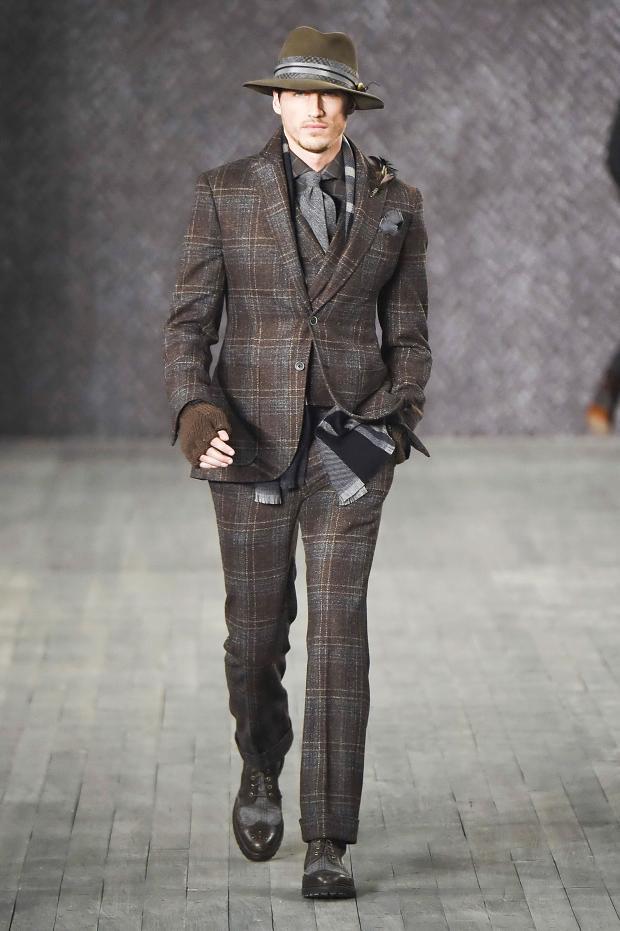 Joseph Abboud Autumn/Winter 2016 - the suit from tweed