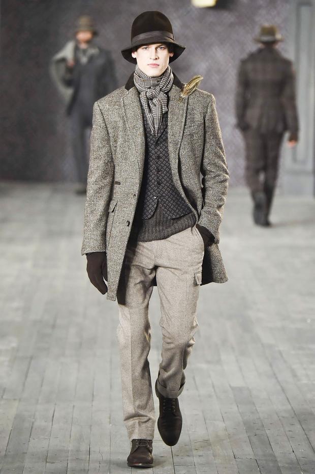 Joseph Abboud Autumn/Winter 2016 - the suit from tweed