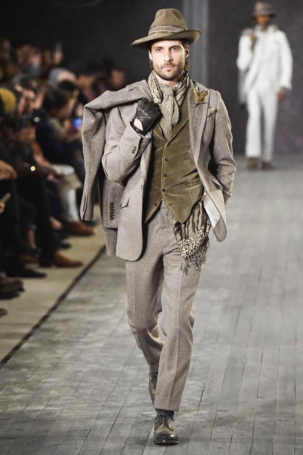 Joseph Abboud Autumn/Winter 2016 - the suit from tweed