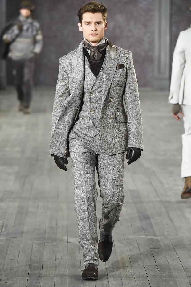 Joseph Abboud Autumn/Winter 2016 - the suit from tweed