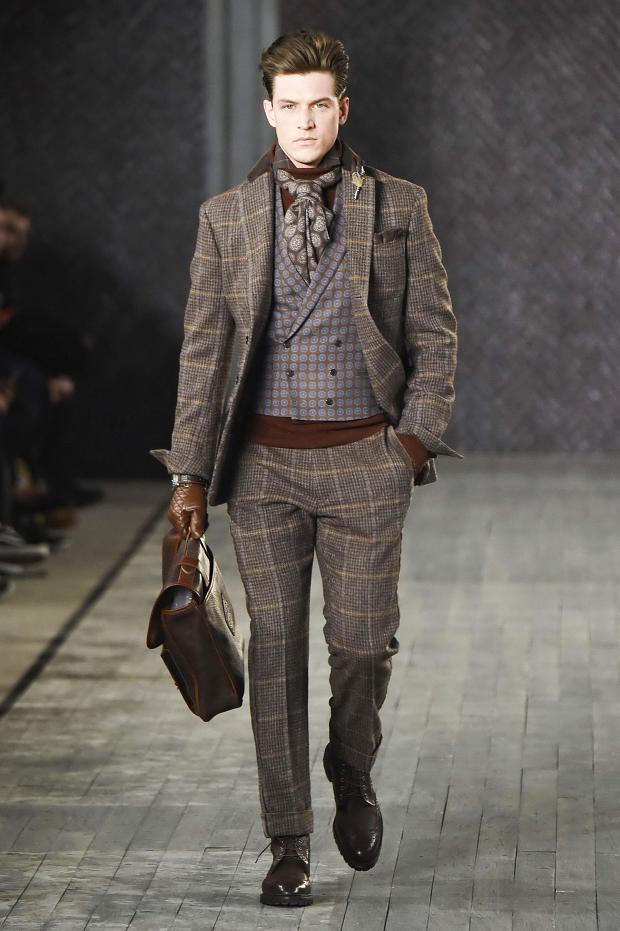 Joseph Abboud Autumn/Winter 2016 - the suit from tweed