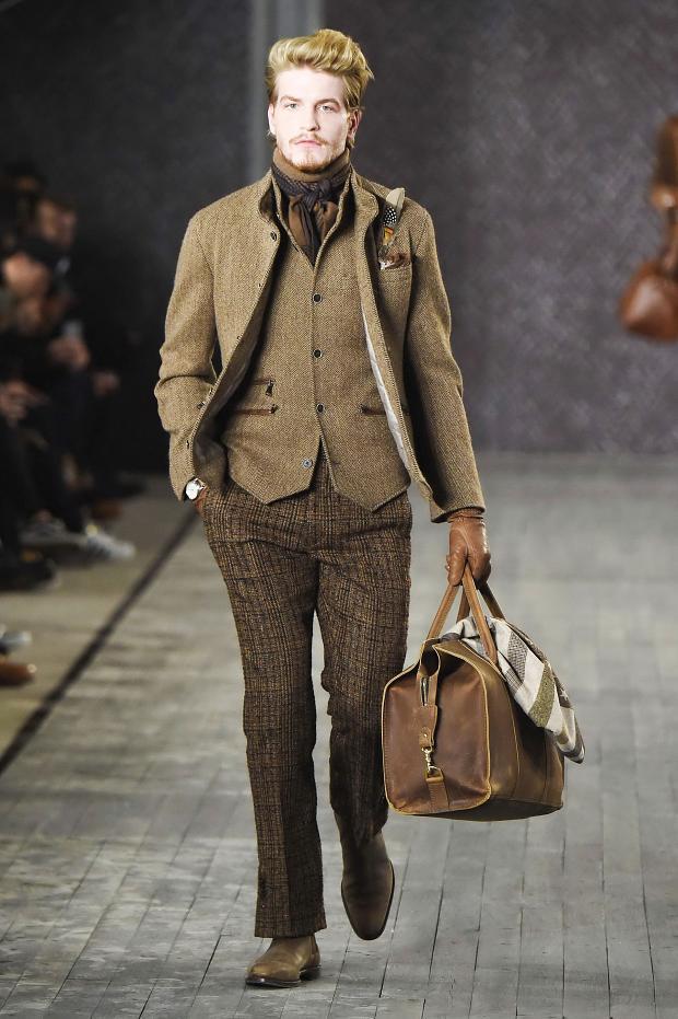 Joseph Abboud Autumn/Winter 2016 - the suit from tweed