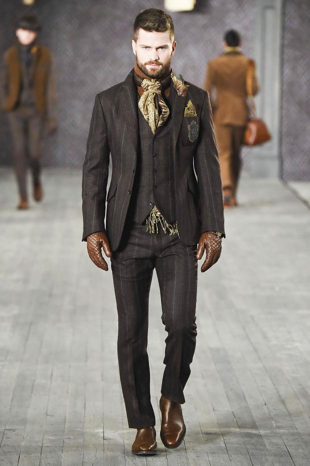 Joseph Abboud Autumn/Winter 2016 - the suit from tweed