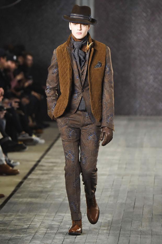 Joseph Abboud Autumn/Winter 2016 - the suit from tweed