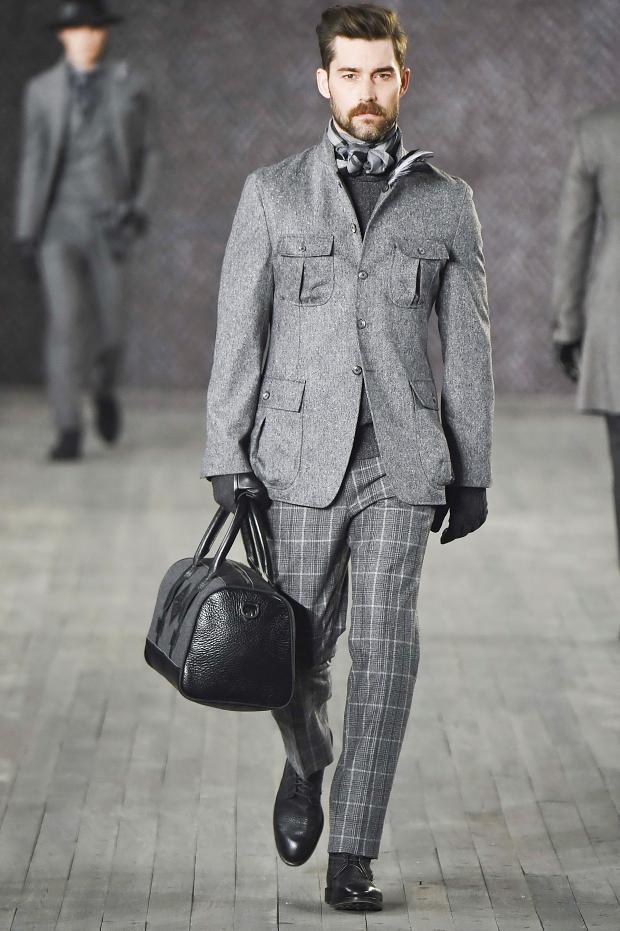 Joseph Abboud Autumn/Winter 2016 - the suit from tweed