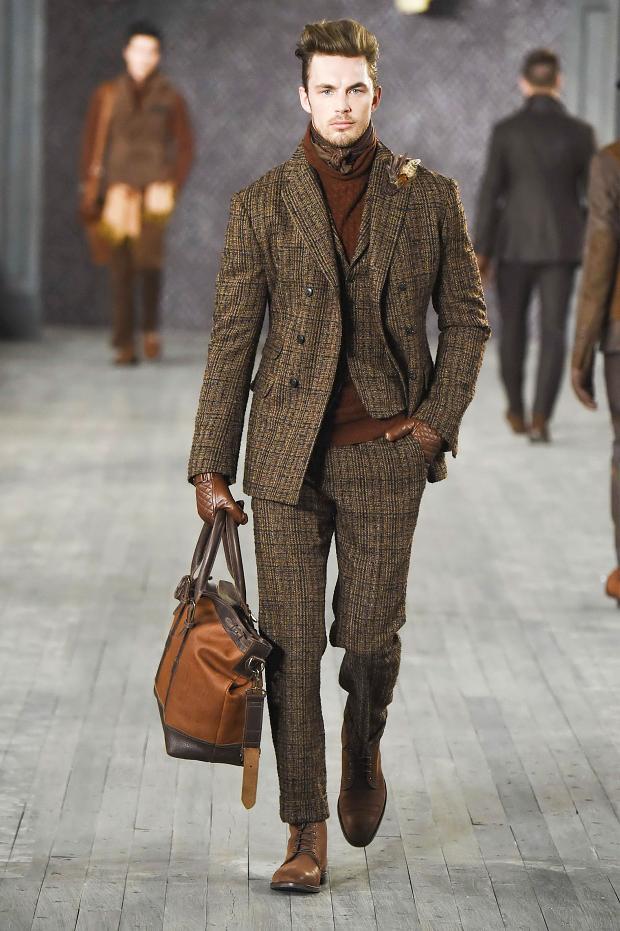 Joseph Abboud Autumn/Winter 2016 - the suit from tweed