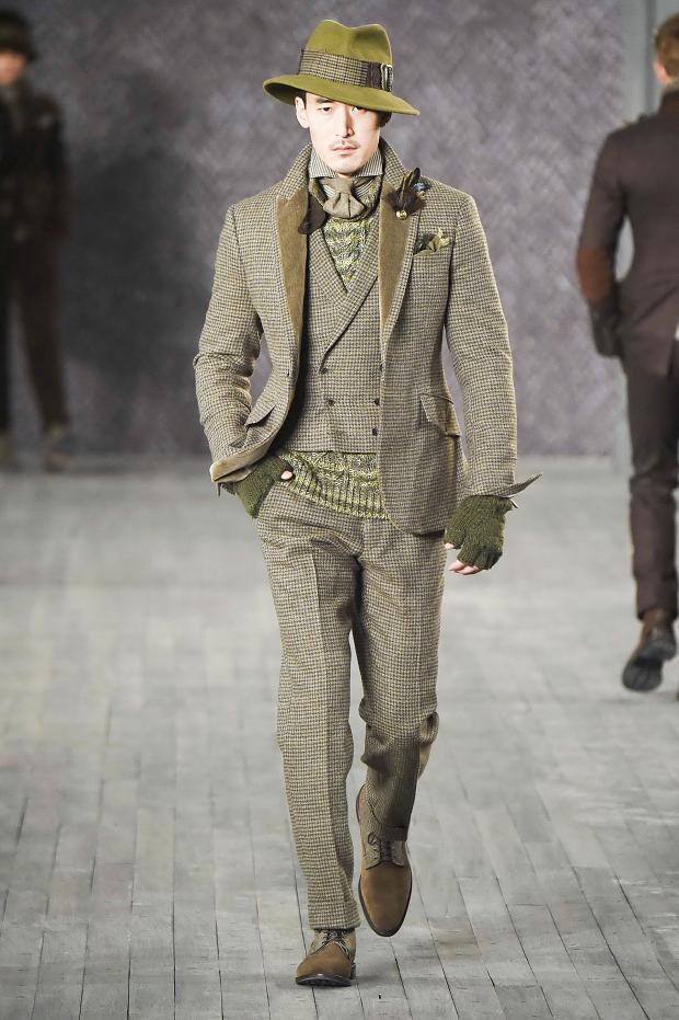 Joseph Abboud Autumn/Winter 2016 - the suit from tweed