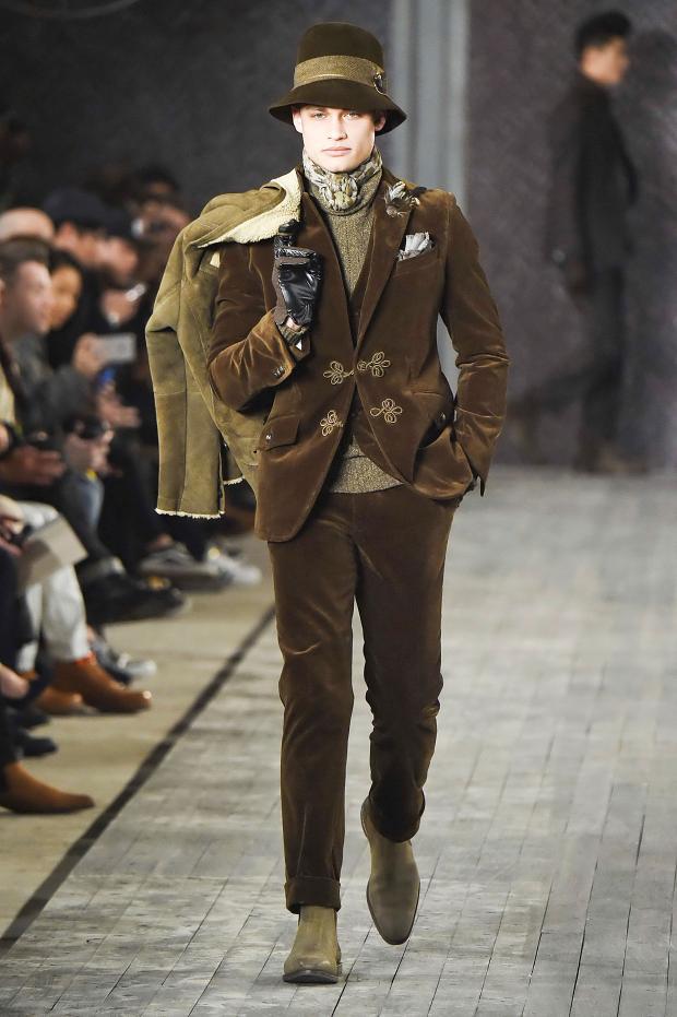 Joseph Abboud Autumn/Winter 2016 - the suit from tweed