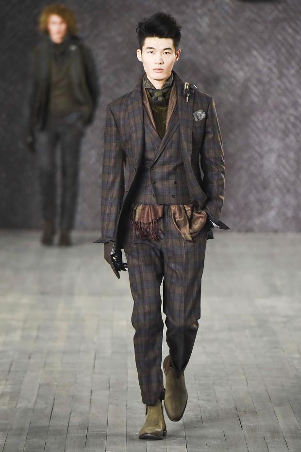 Joseph Abboud Autumn/Winter 2016 - the suit from tweed